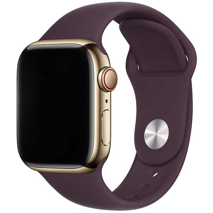 Apple Watch Armband Vyon - Silikon - Dunkle Kirsche