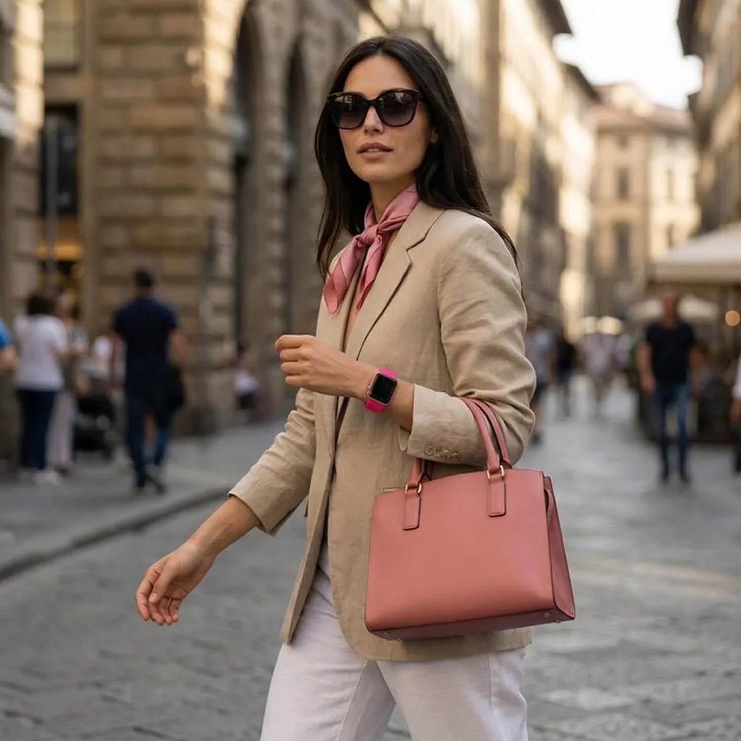 Apple Watch Armband Vyon - Silikon - leuchtend Pink