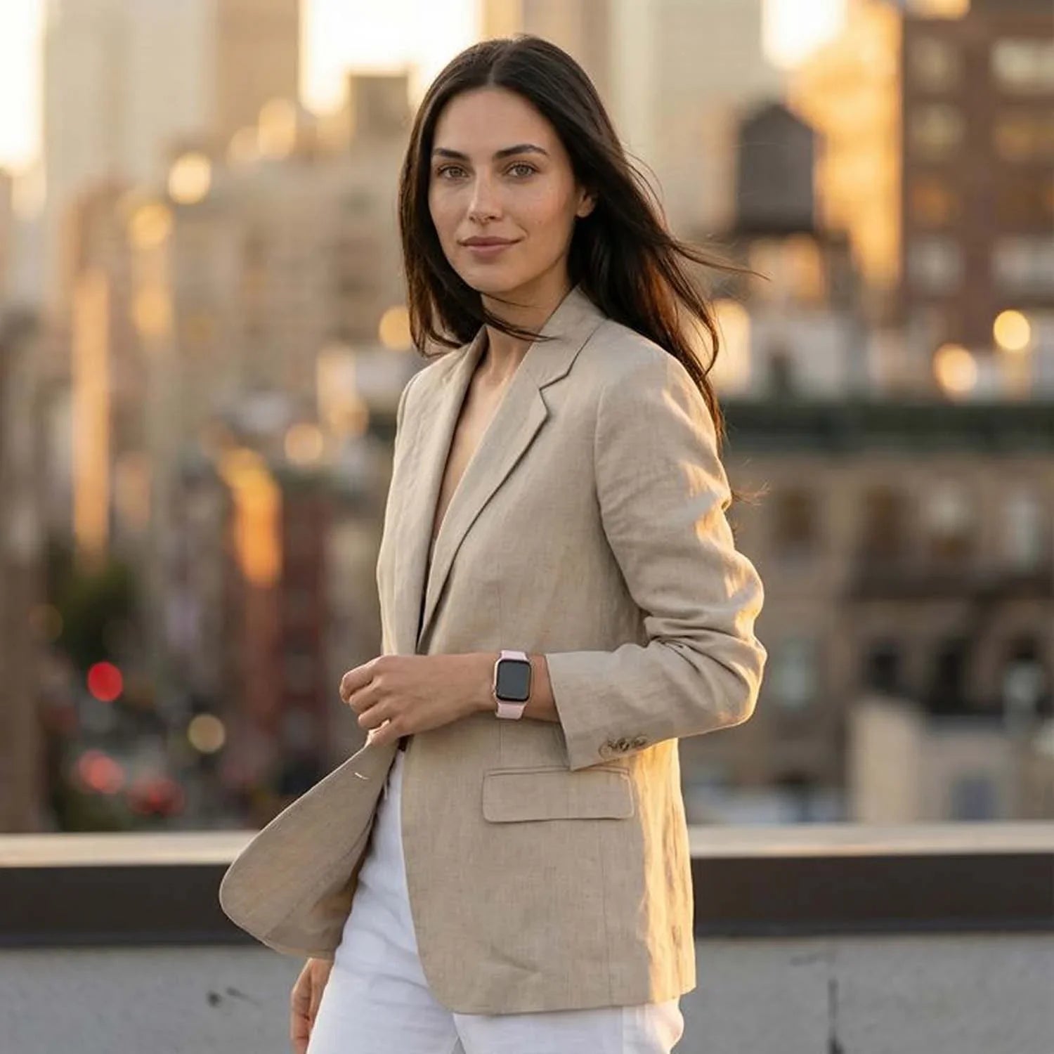 Apple Watch Armband Vyon - Silikon - Hellrosa