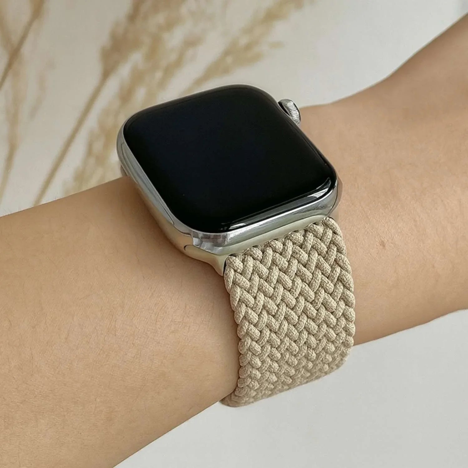 Apple Watch Armband Zyra - Nylon - Beige