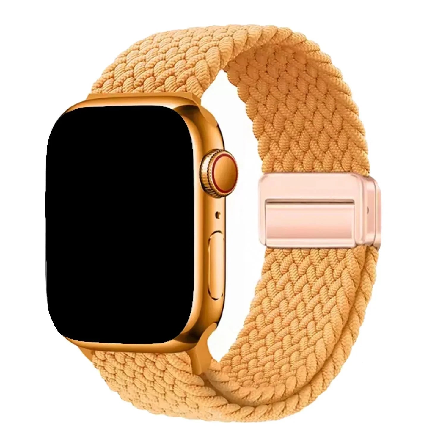 Apple Watch Armband Zyra - Nylon - Gelb