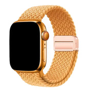 Apple Watch Armband Zyra - Nylon - Gelb