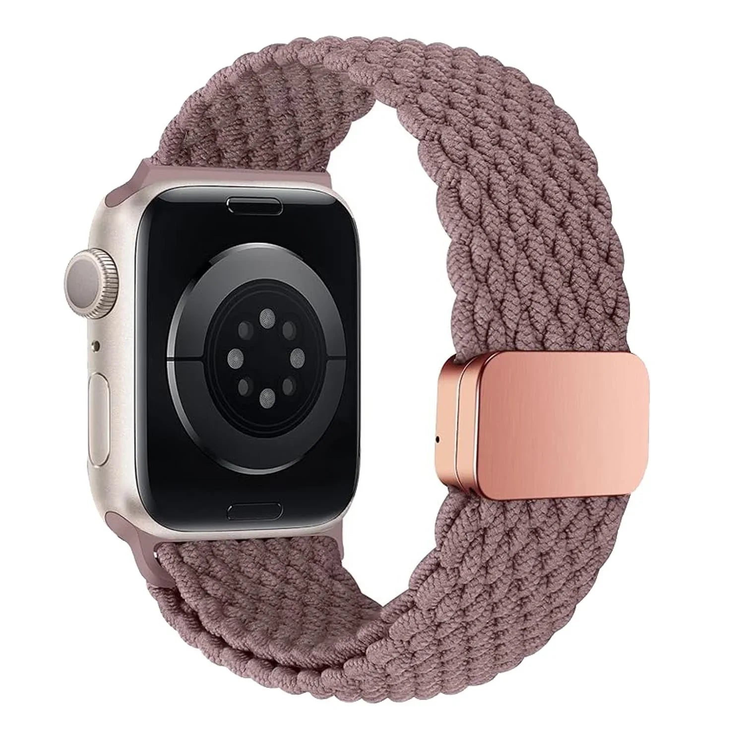 Apple Watch Armband Zyra - Nylon - rauchiges Violett