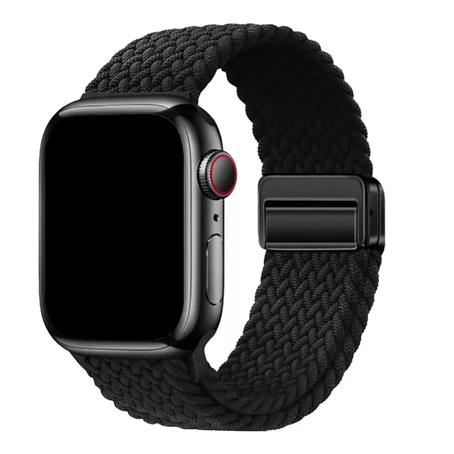 Apple Watch Armband Zyra – Nylon – Schwarz
