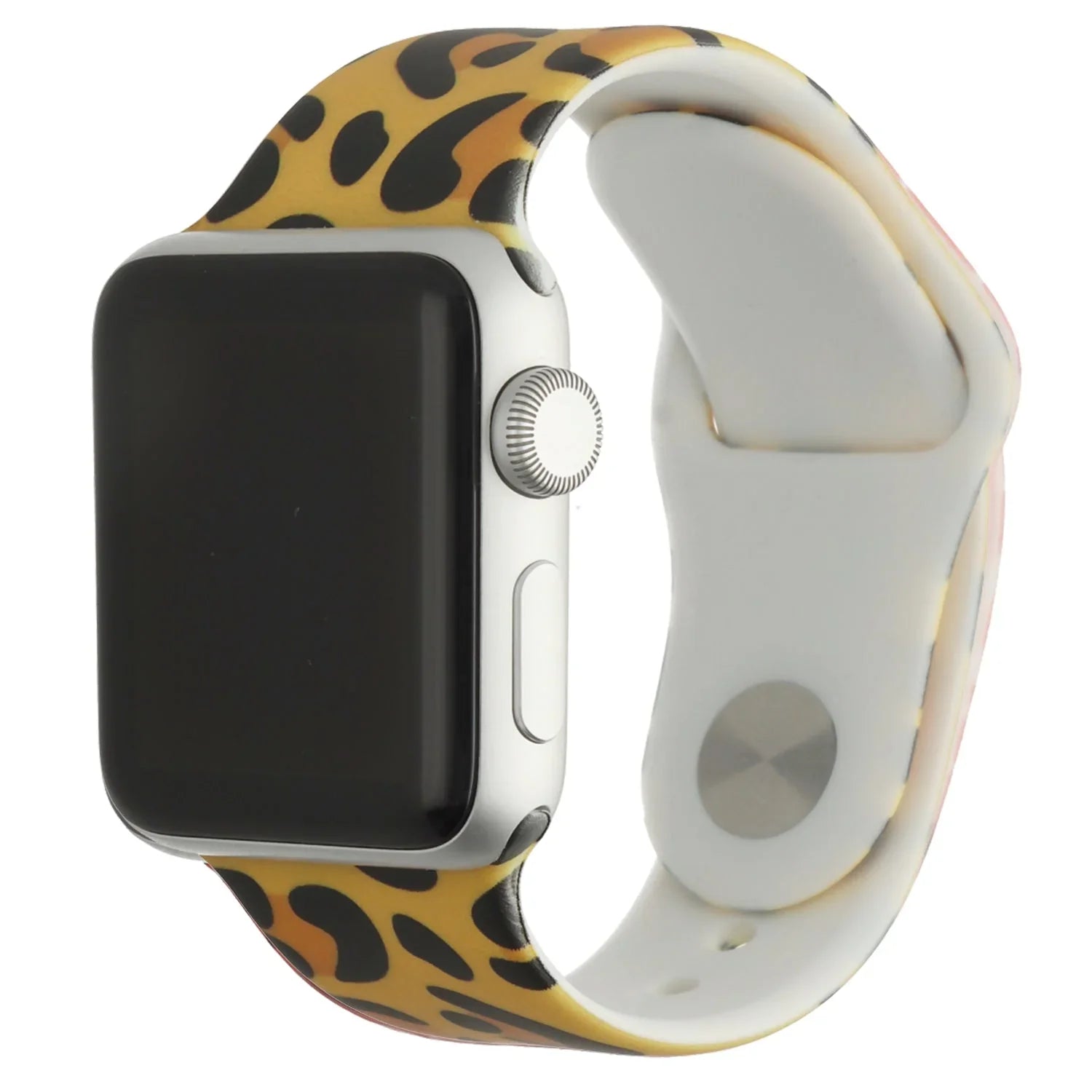 Apple Watch Druckarmband – Silikon – Leopardenmuster gelb