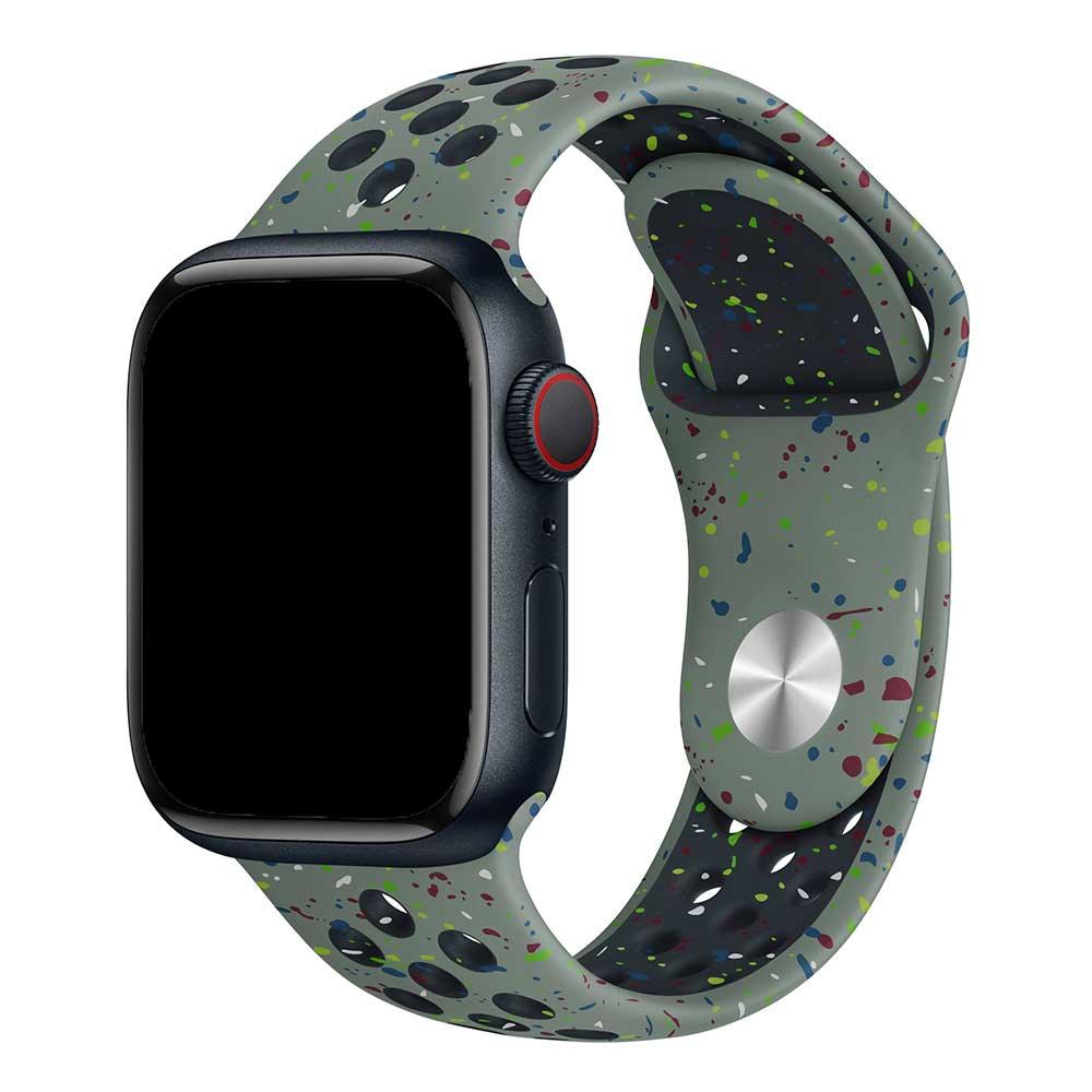 Apple Watch Armband Fusion – doppelt – Silikon – Cargo Khaki