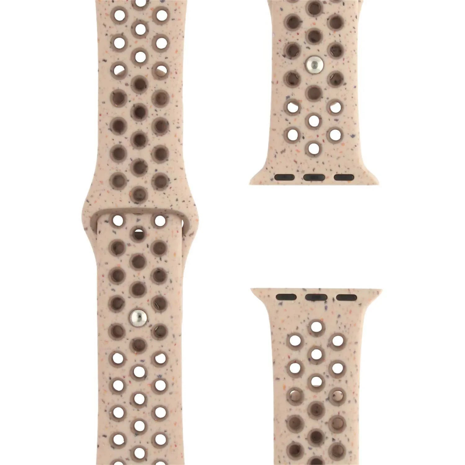 Apple Watch Armband Fusion – doppelt – Silikon – Desert Stone