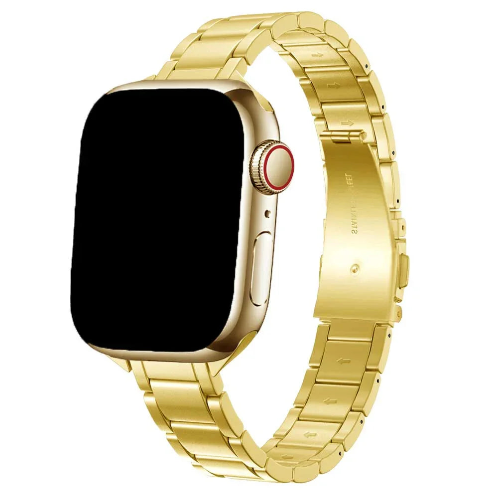Apple Watch Armband Noor - Edelstahl - Gold