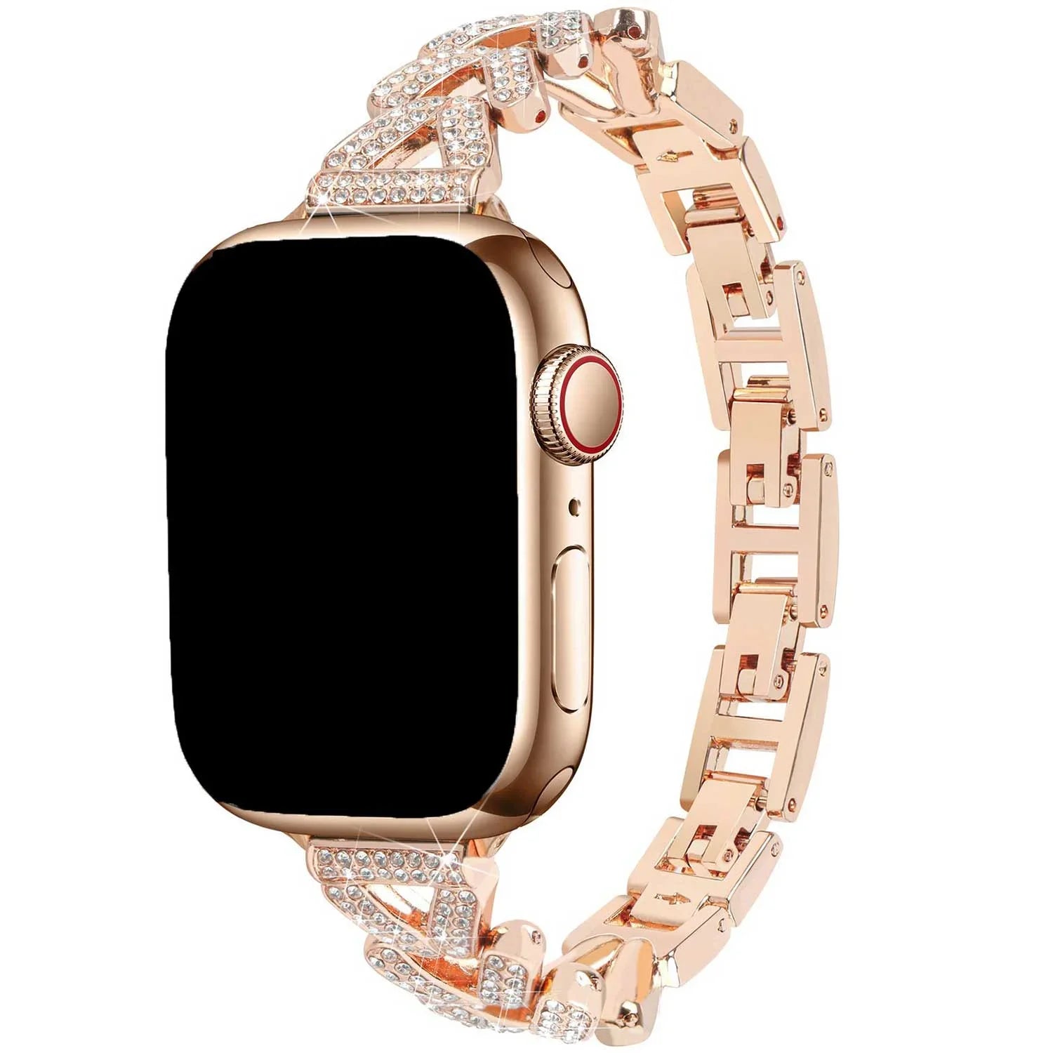 Apple Watch Armband Faye – Edelstahl – Roségold
