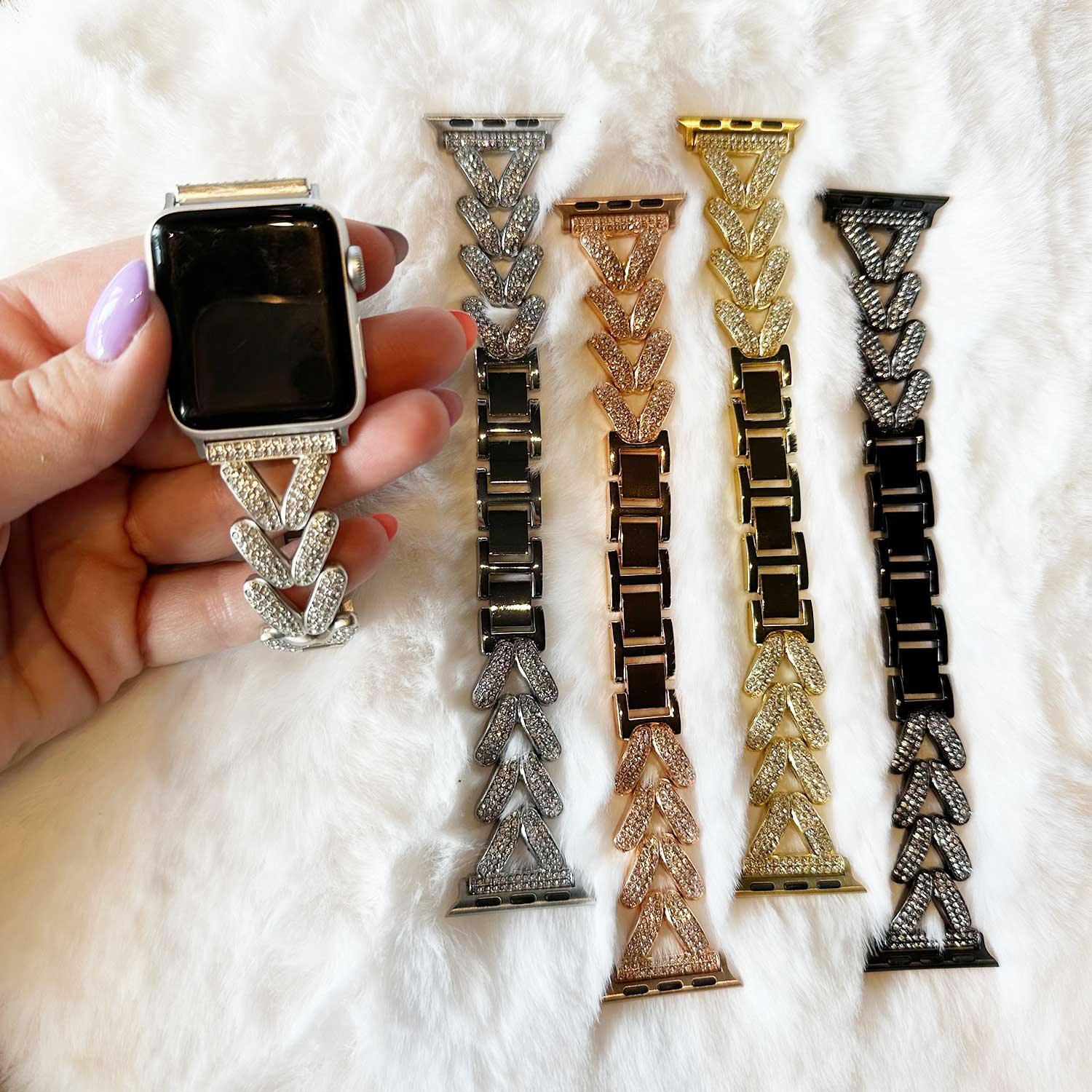 Apple Watch Armband Faye – Edelstahl – Roségold