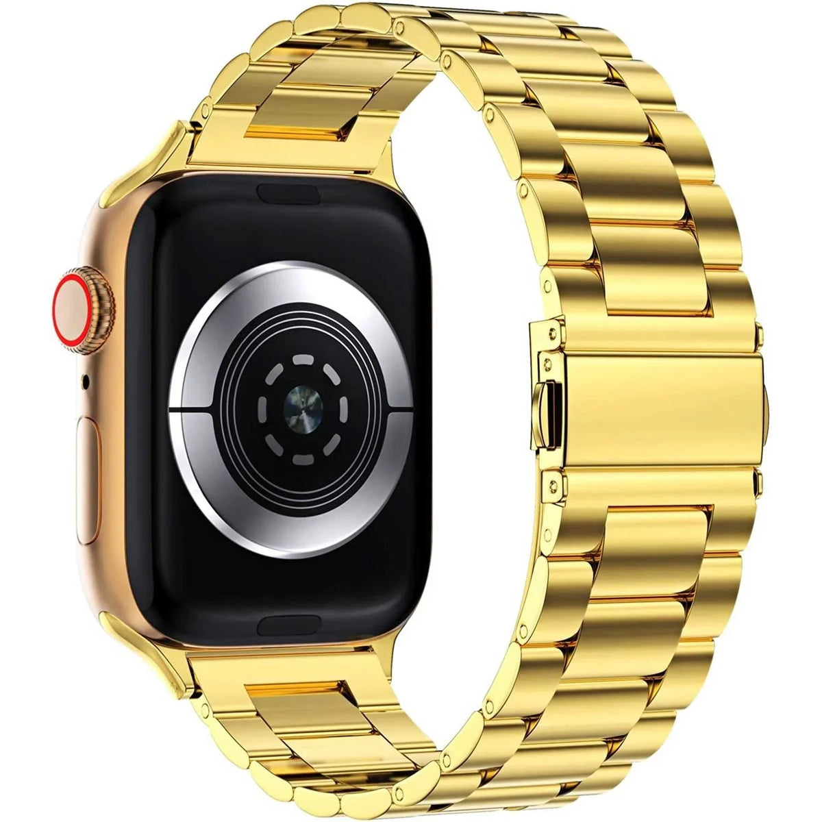 Apple Watch Armband Rivaro - Stahl - Gold