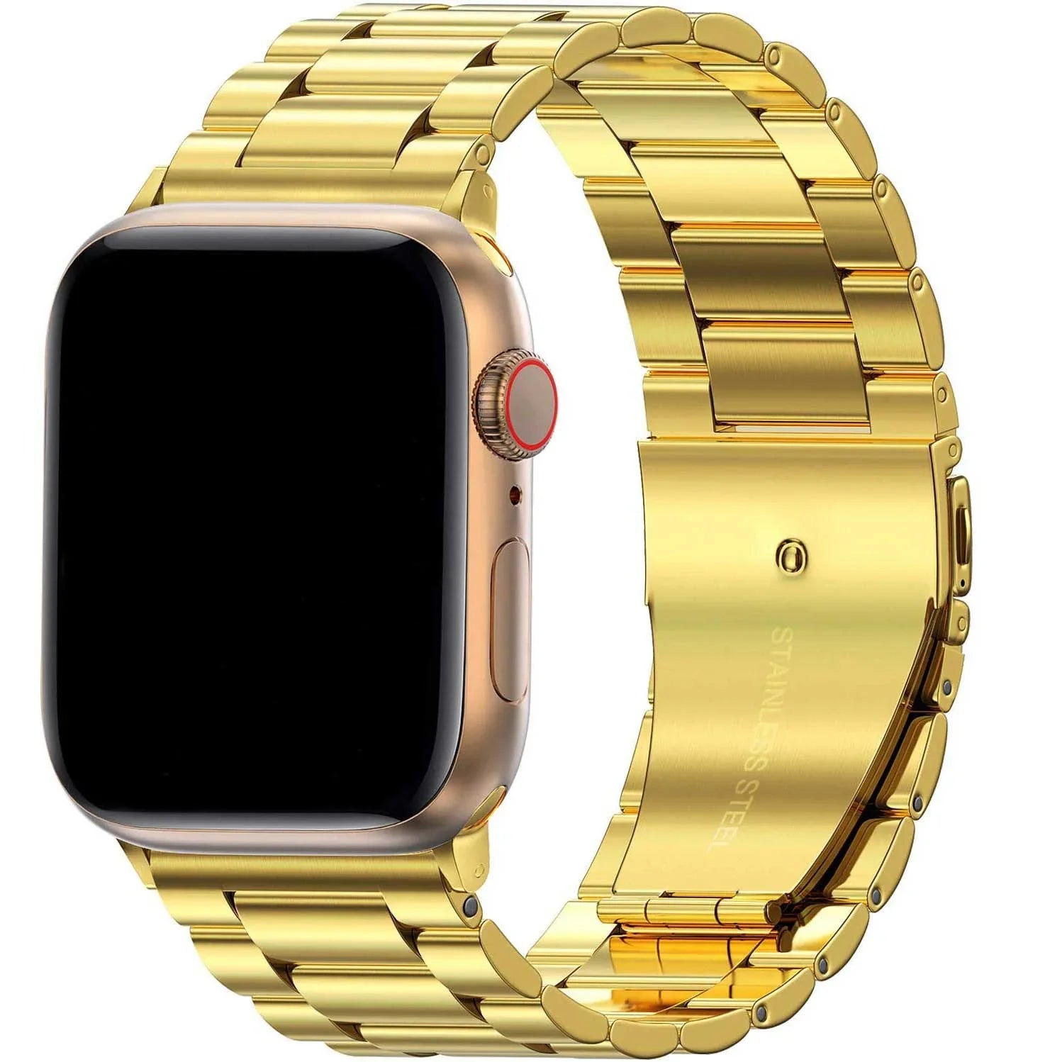 Apple Watch Armband Rivaro - Stahl - Gold