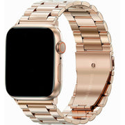 Apple Watch Armband Rivaro - Edelstahl - Roségold