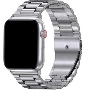 Apple Watch Armband Rivaro - Edelstahl - Silber