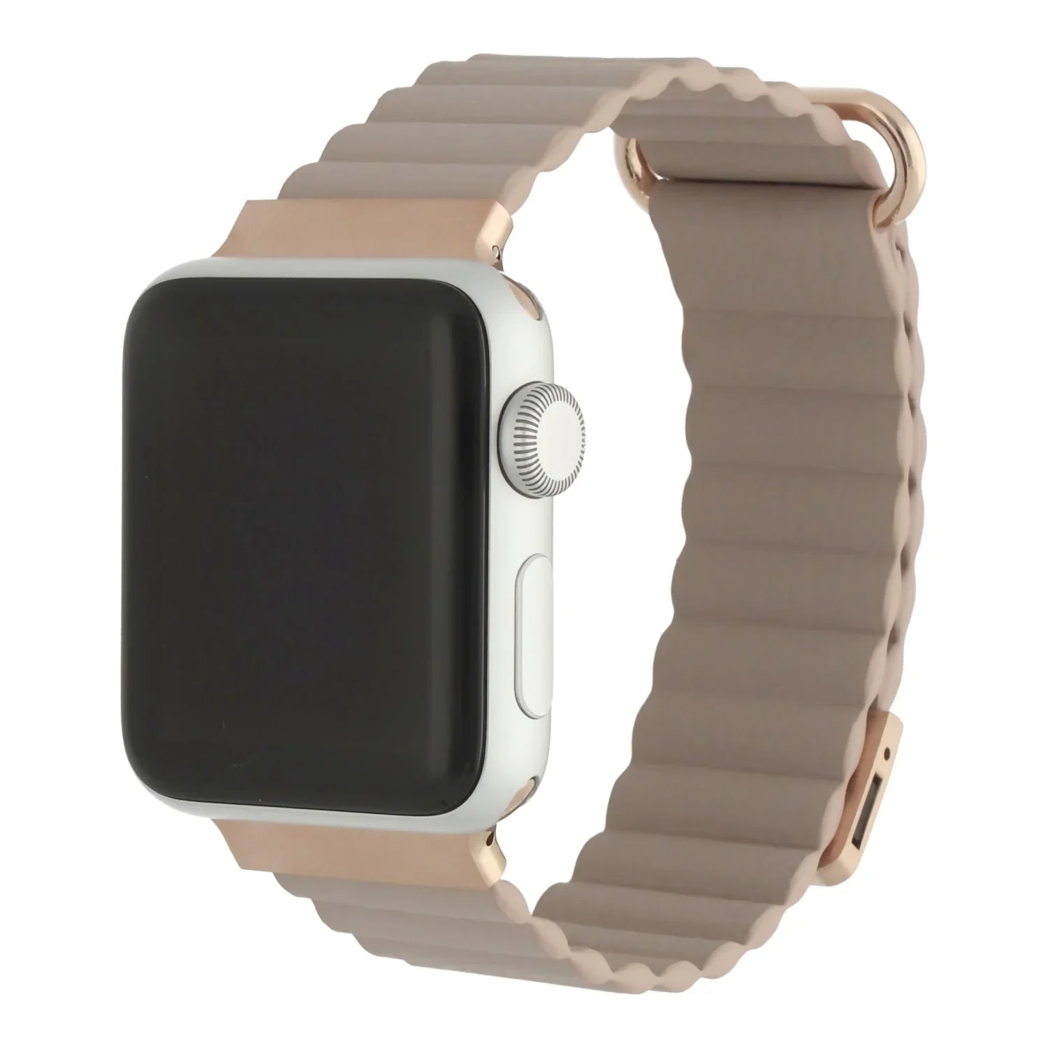 Apple Watch Armband Magna - Leder - Khaki