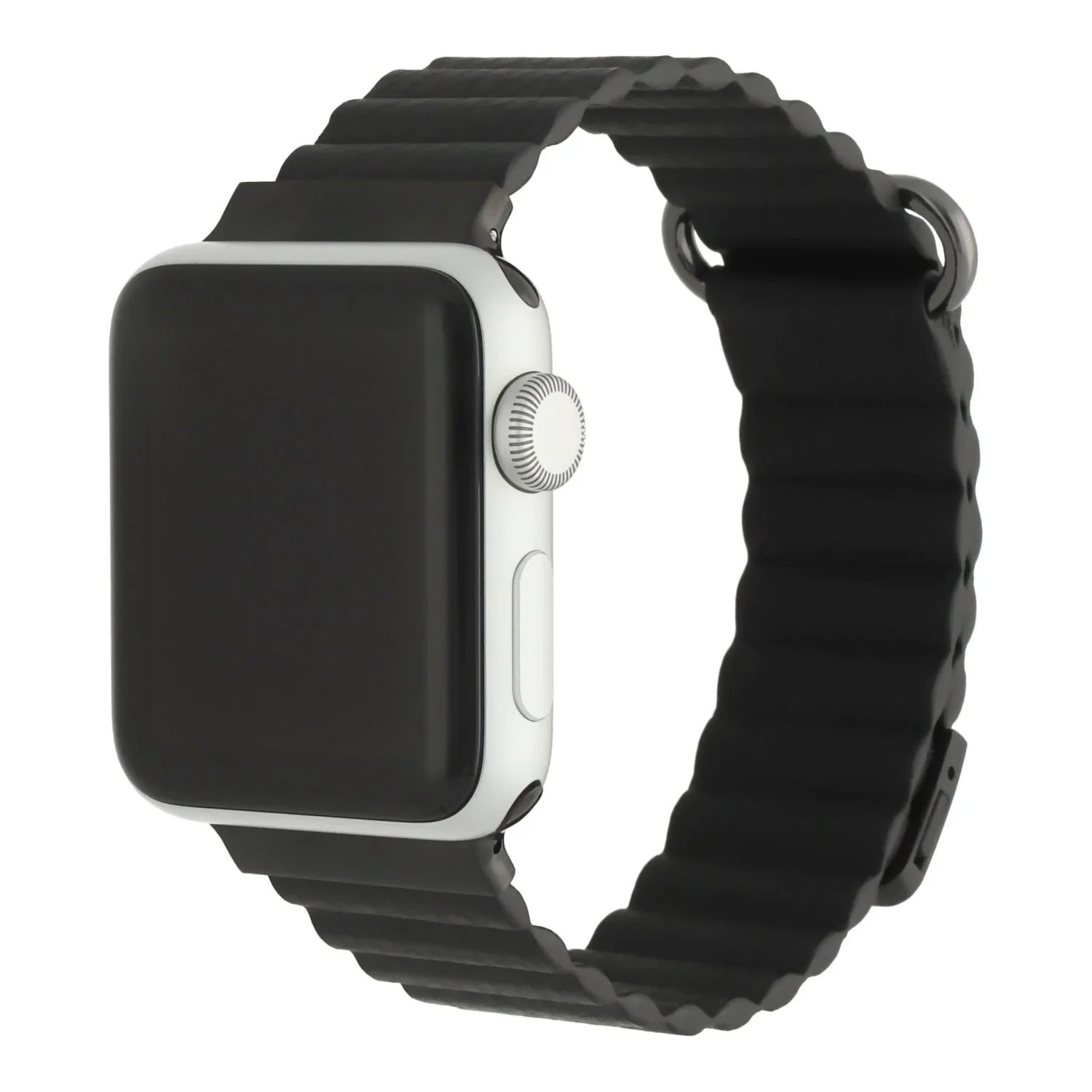 Apple Watch Armband Magna - Leder - Schwarz