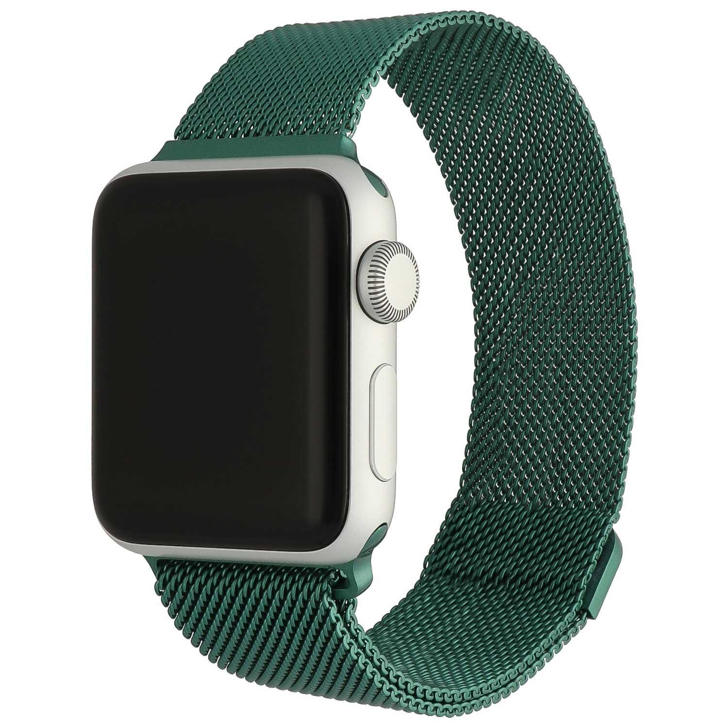 Apple Watch Armband Solaro - Milanese - Dunkelgrün