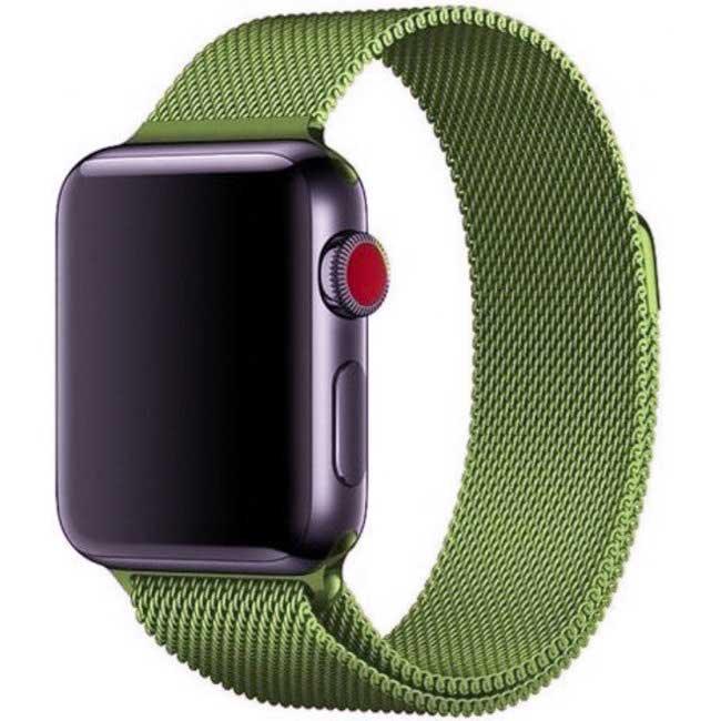 Apple Watch Armband Solaro - Milanese - Grün