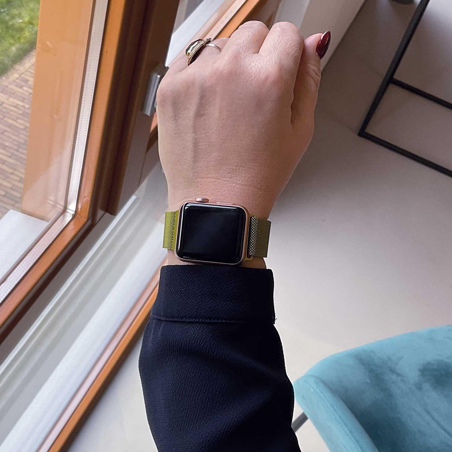 Apple Watch Armband Solaro - Milanese - Grün