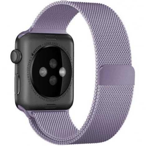 Apple Watch Armband Solaro - Milanese - Lavendel