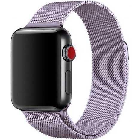 Apple Watch Armband Solaro - Milanese - Lavendel