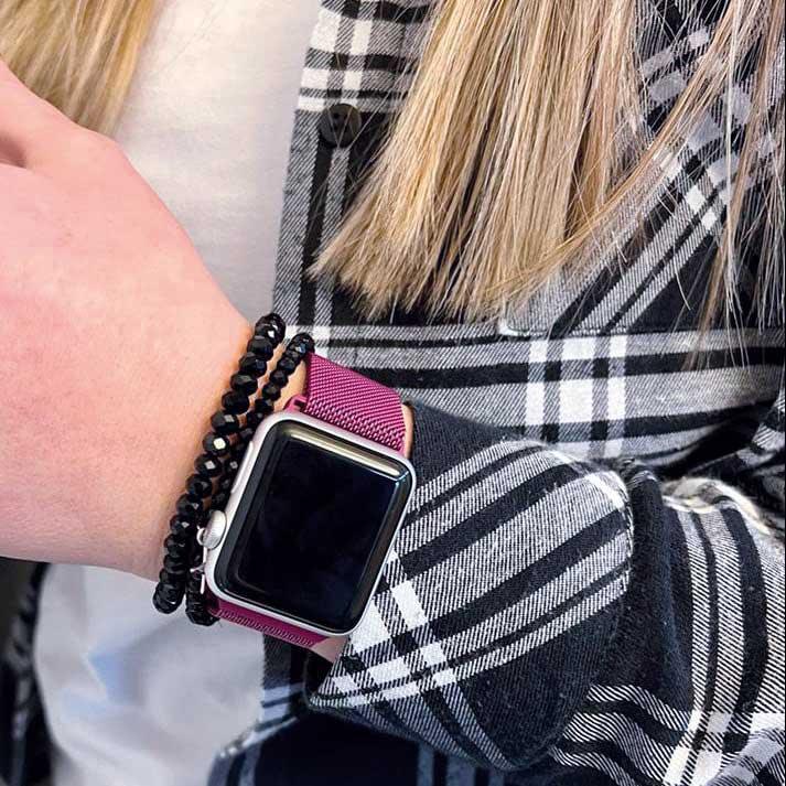 Apple Watch Armband Fiore – Mailänder – Violett