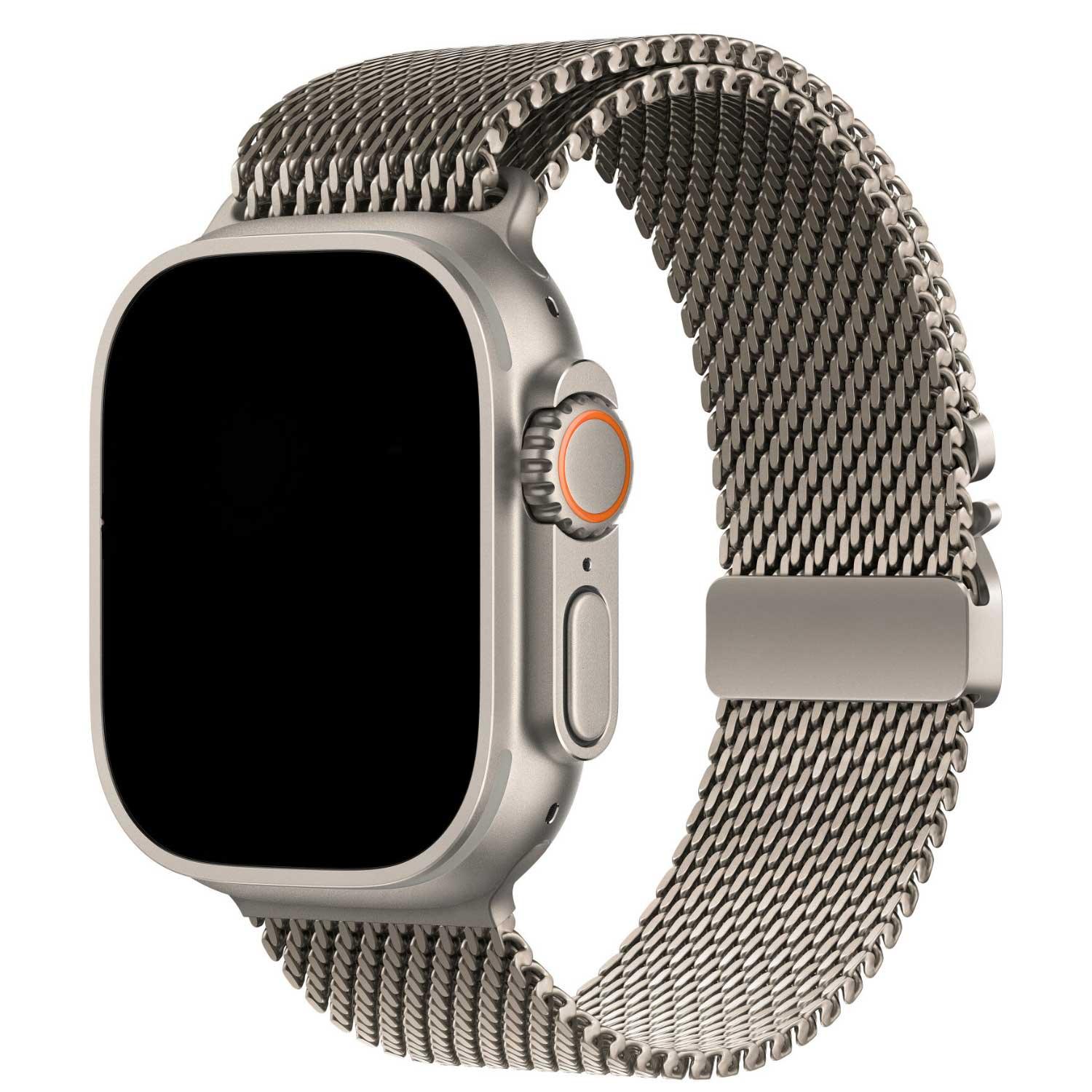 Apple Watch Armband Dominus - Milanese - Naturtitan