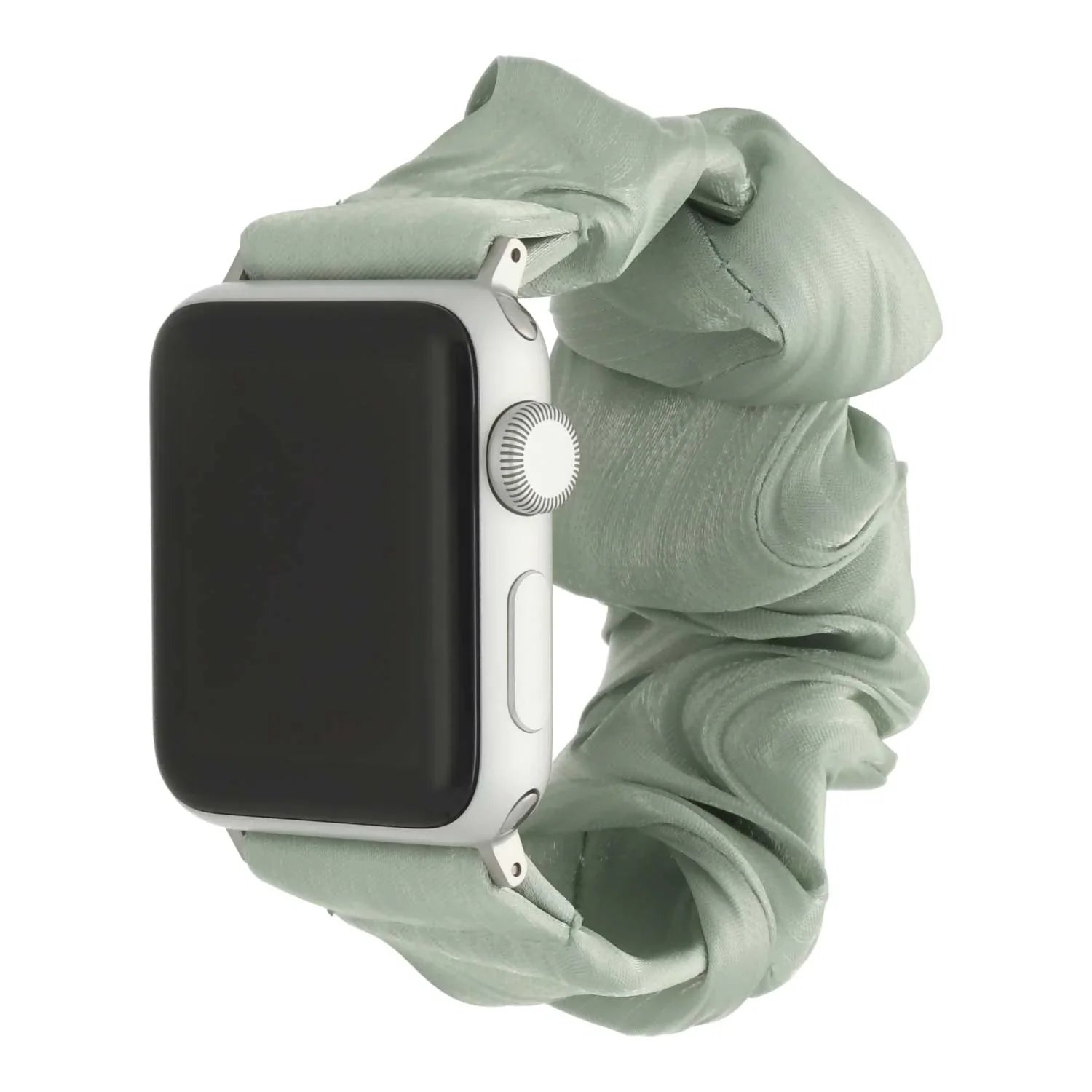 Apple Watch Armband Savara – Scrunchie – Nylon – Hellgrün