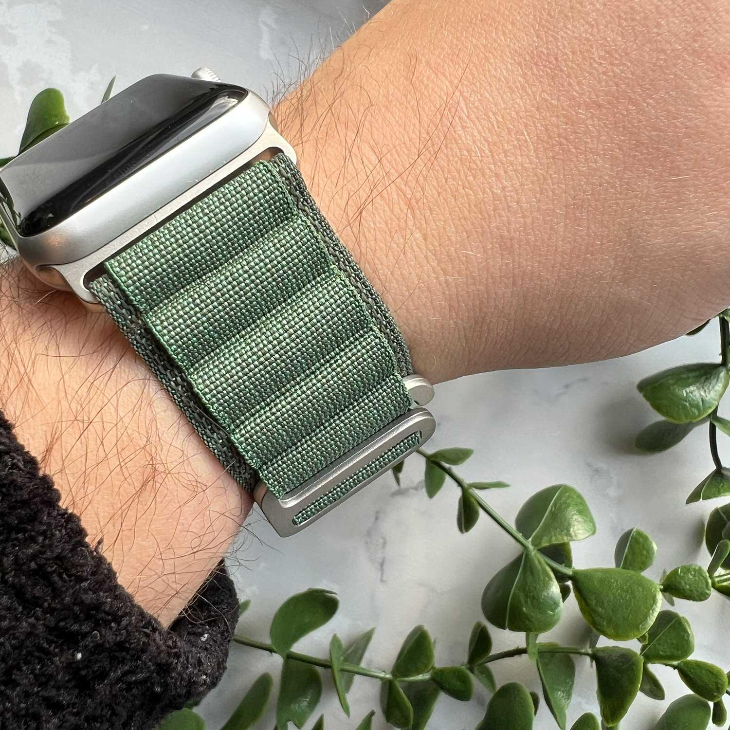 Apple Watch Alpine Armband – Nylon – Grün