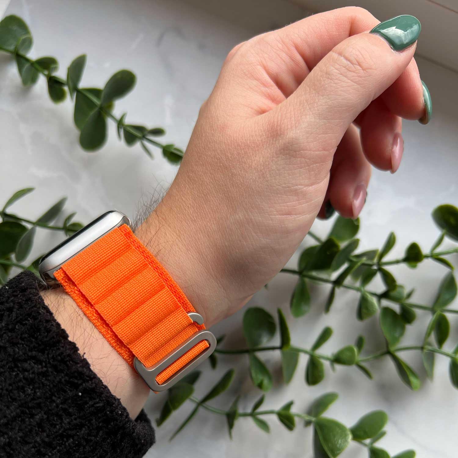 Apple Watch Armband Alpine - Nylon - Orange