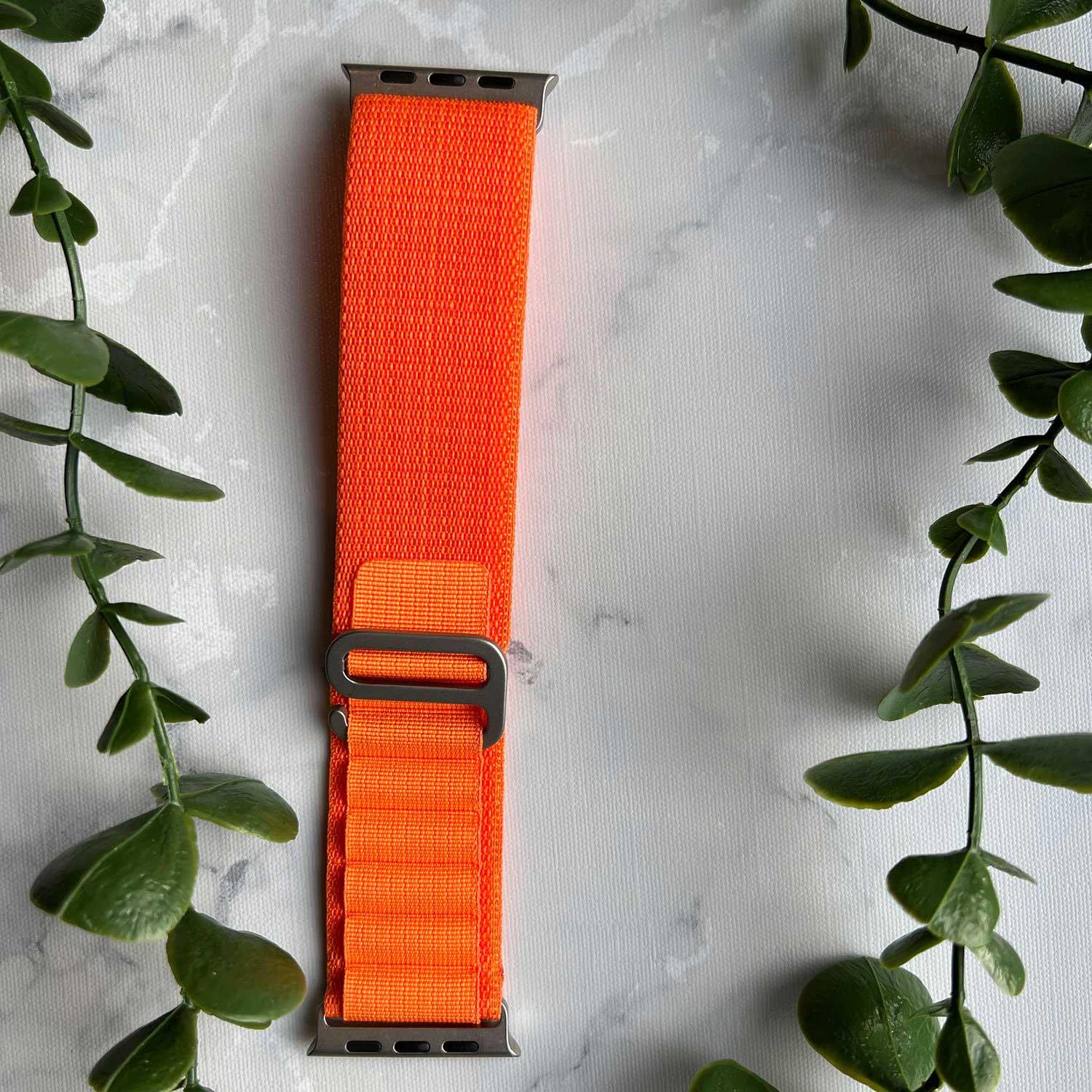 Apple Watch Armband Alpine - Nylon - Orange