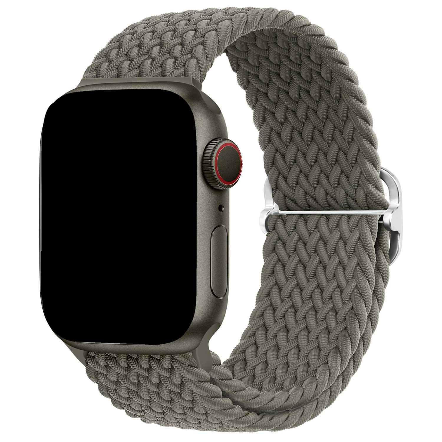 Apple Watch Armband Weavy - Nylon - Olivgrün