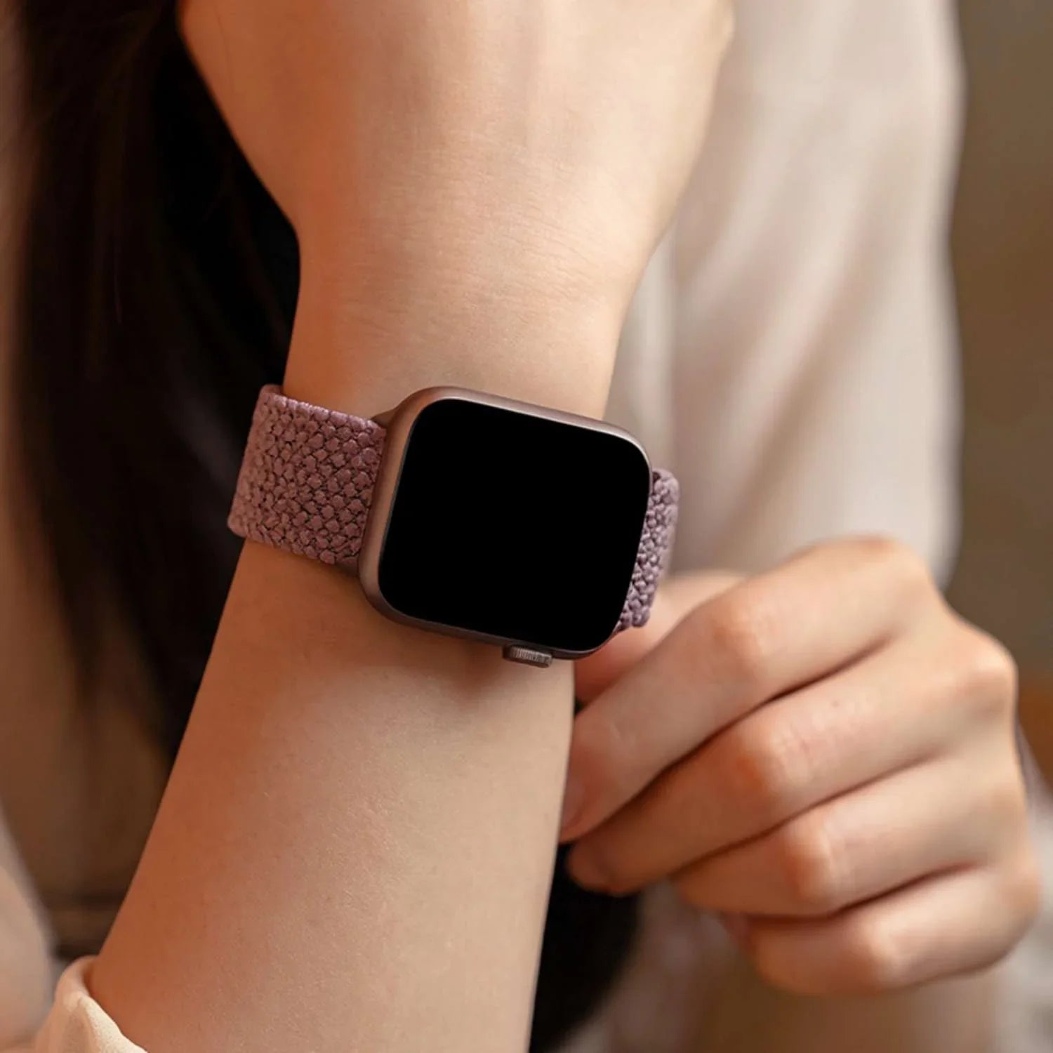 Apple Watch Armband Weavy – Nylon – Lila