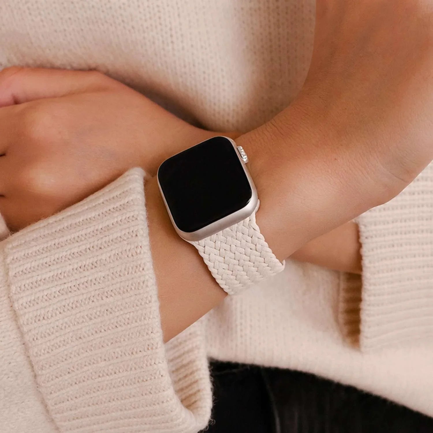 Apple Watch Armband Weavy – Nylon – Polarstern