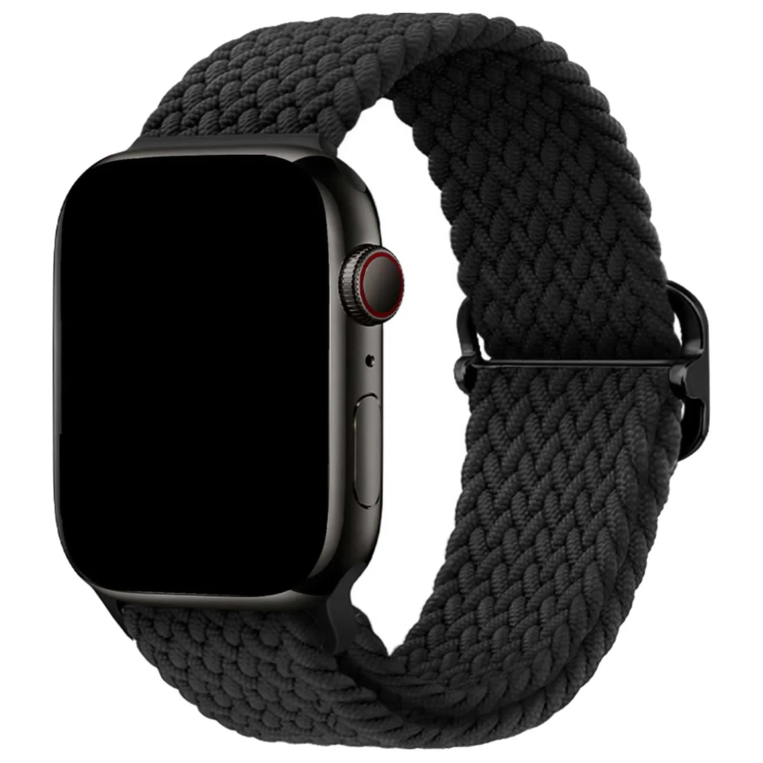 Apple Watch Armband Weavy - Nylon - Schwarz