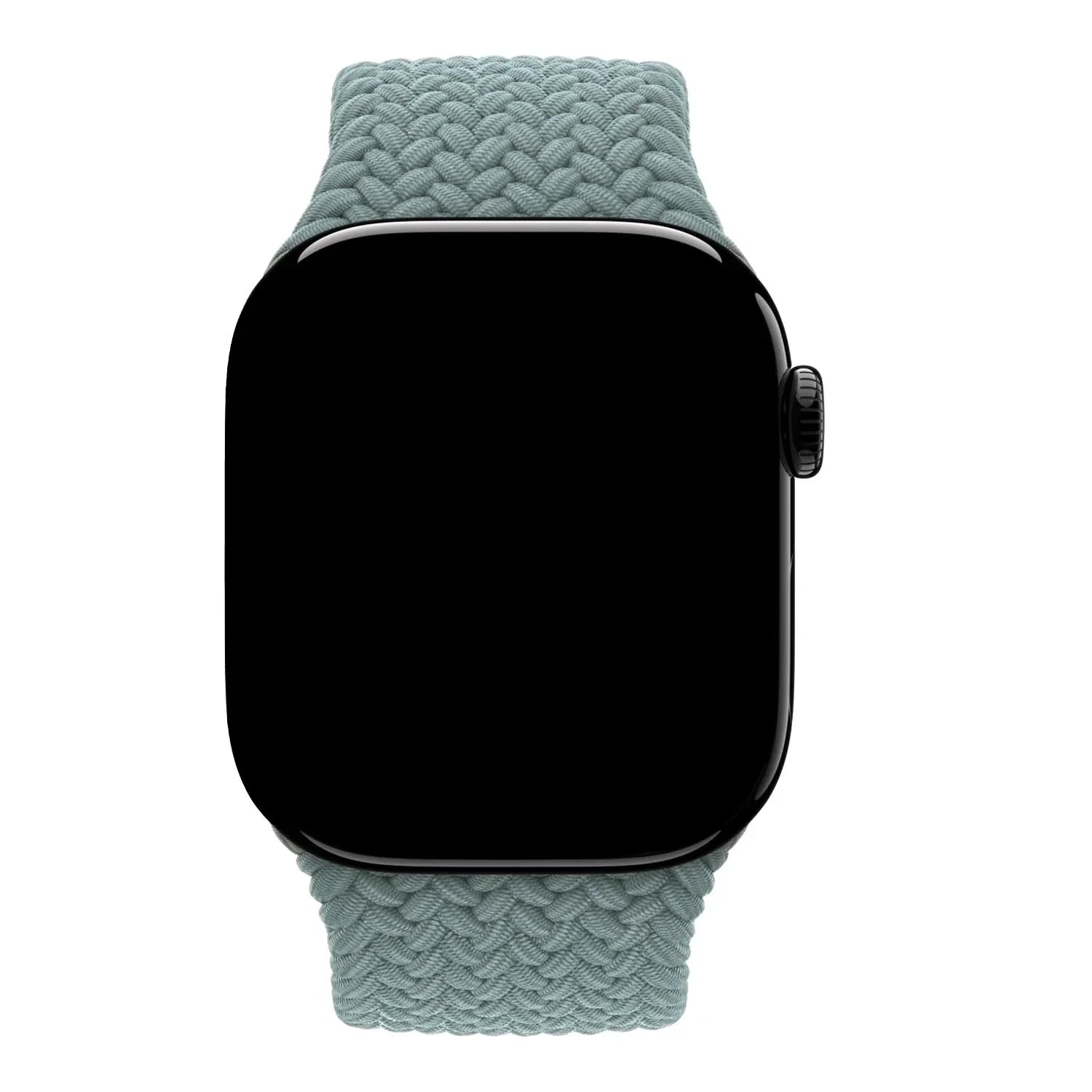 Apple Watch Armband Onyx – geflochten – Solo Loop – Nylon – Grüngrau