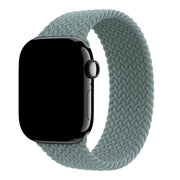 Apple Watch Armband Onyx – geflochten – Solo Loop – Nylon – Grüngrau