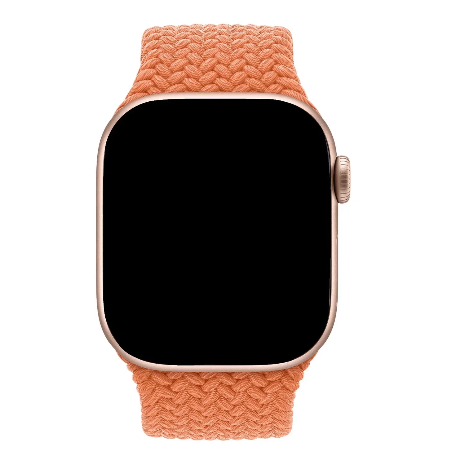 Apple Watch Armband Onyx – geflochten – Solo Loop – Nylon – Kurkuma