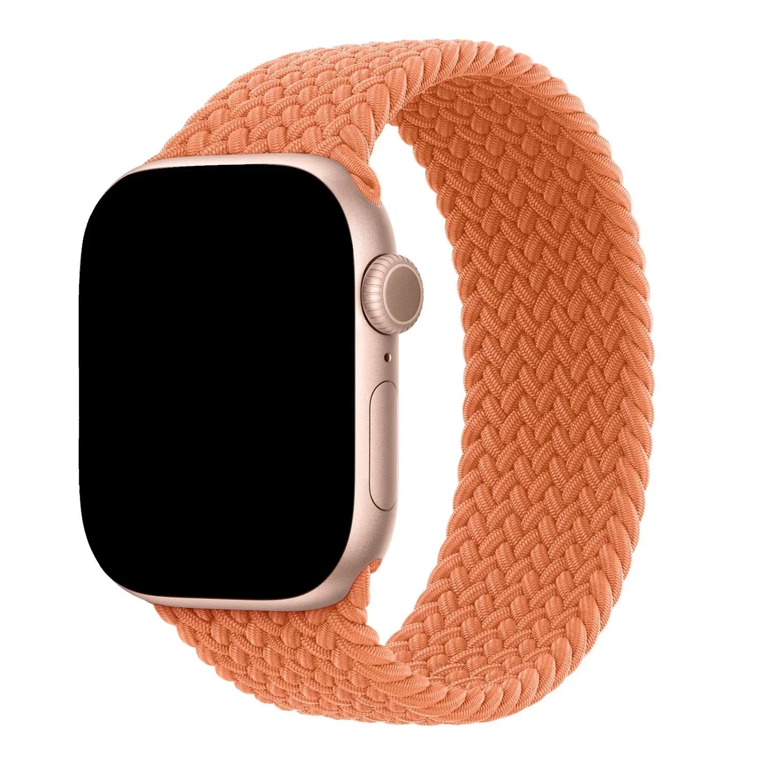 Apple Watch Armband Onyx – geflochten – Solo Loop – Nylon – Kurkuma