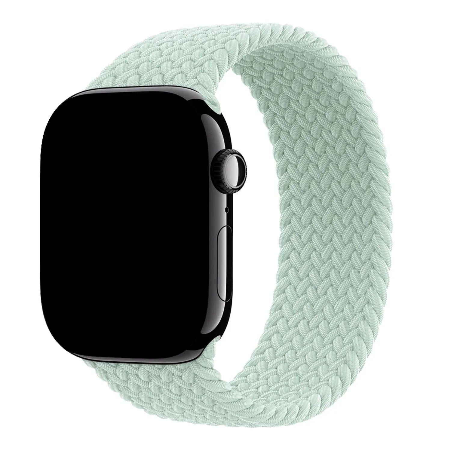 Apple Watch Armband Onyx – geflochten – Solo – Nylon – Aquamarin