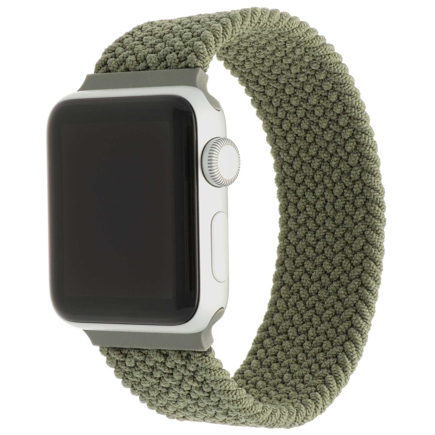 Apple Watch Armband - Nylon - Geflochtenes Solo Loop - Inverness-Grün