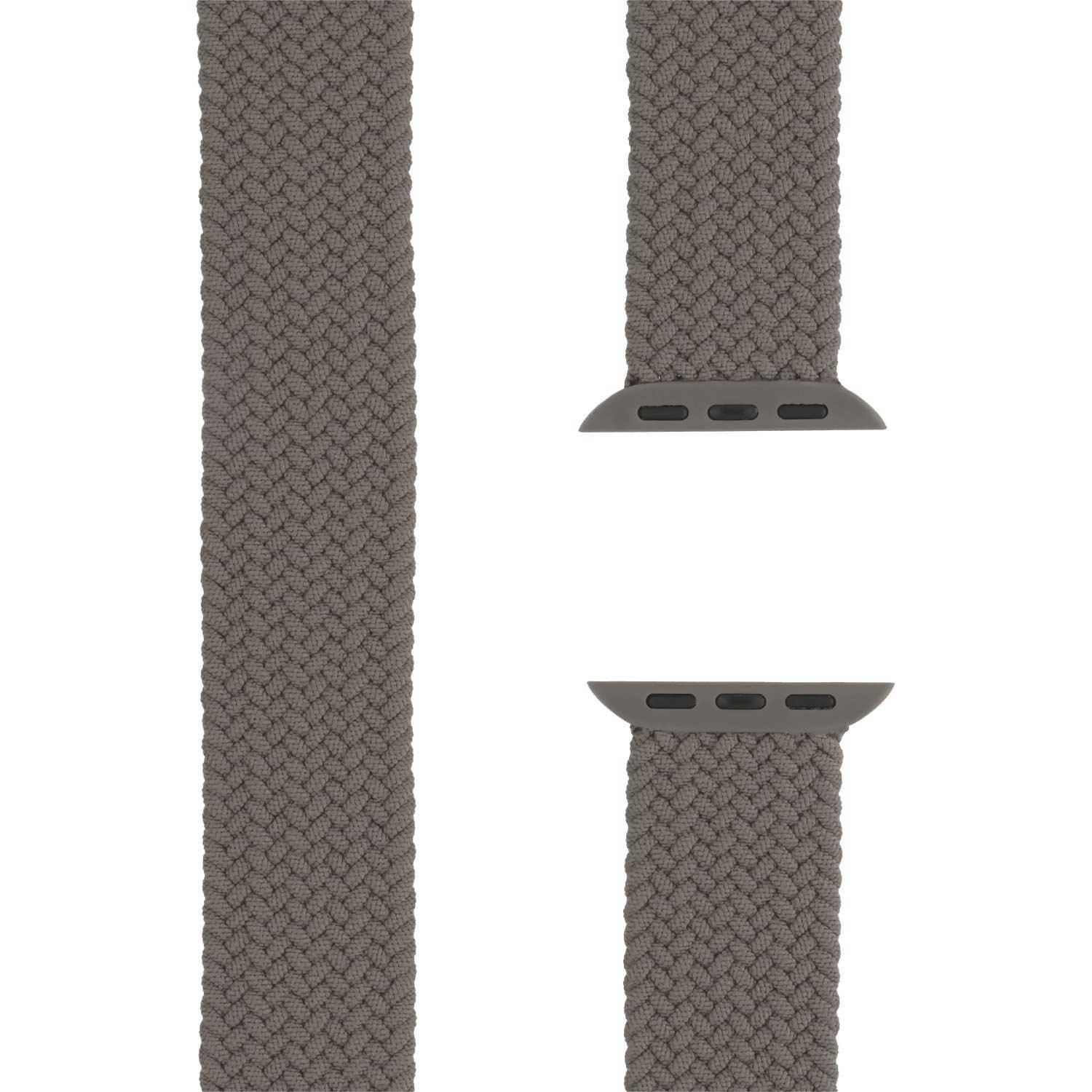 Apple Watch Armband Onyx – geflochten – Solo Loop – Nylon – Clay