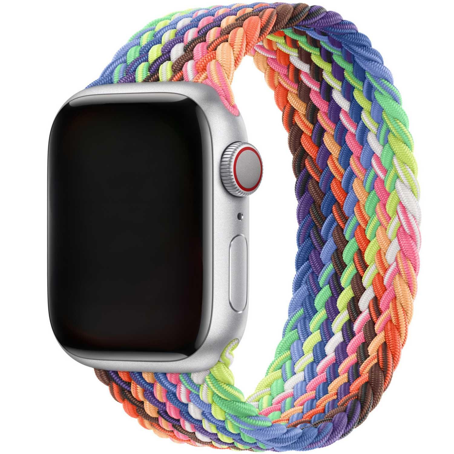 Apple Watch Armband Onyx – geflochten – Solo Loop – Nylon – Pride Edition 2024