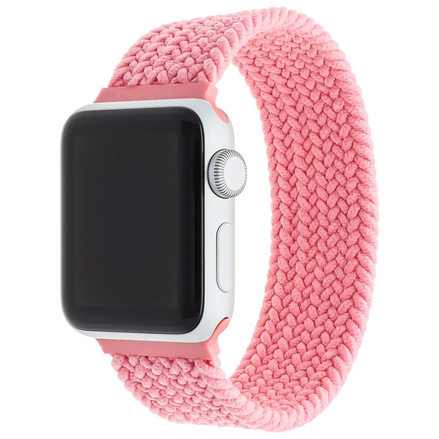 Apple Watch Armband – Nylon – Geflochten Solo – Pink Punch