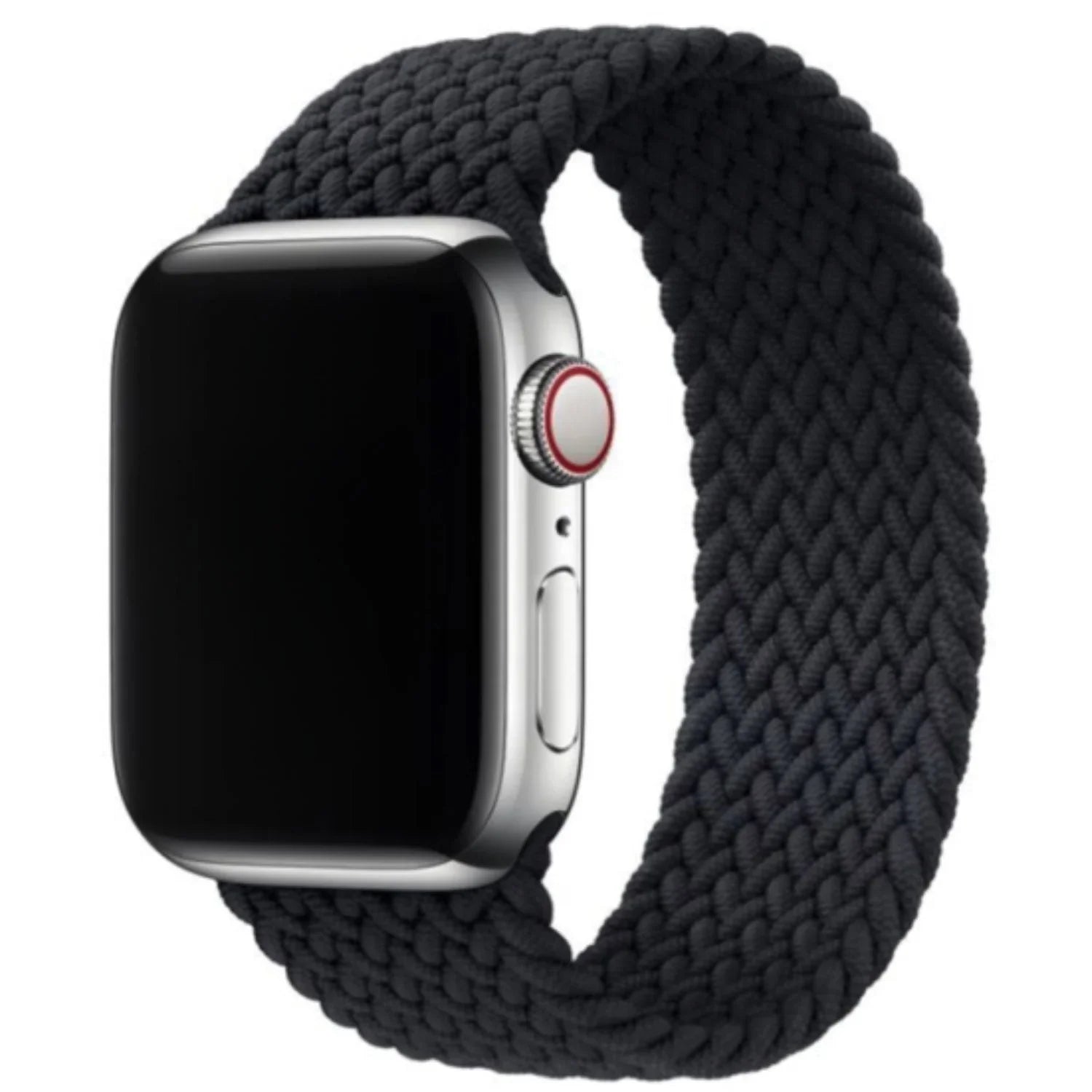 Apple Watch Armband - Nylon - geflochtenes Solo Loop - Schwarz