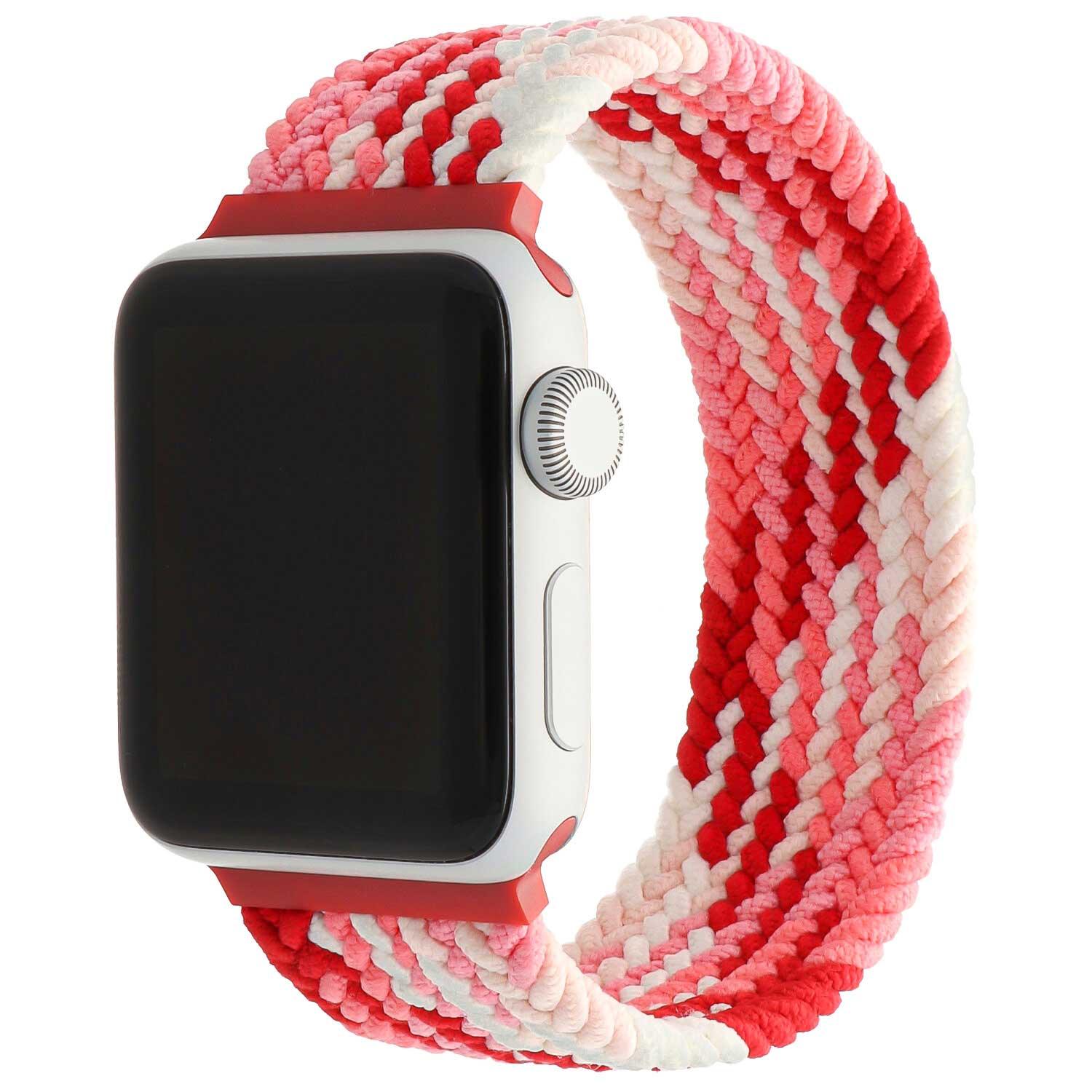 Apple Watch Armband – Nylon – geflochtenes Solo – Erdbeere