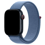 Apple Watch Armband Nexora - gewebt - Nylon - Winterblau