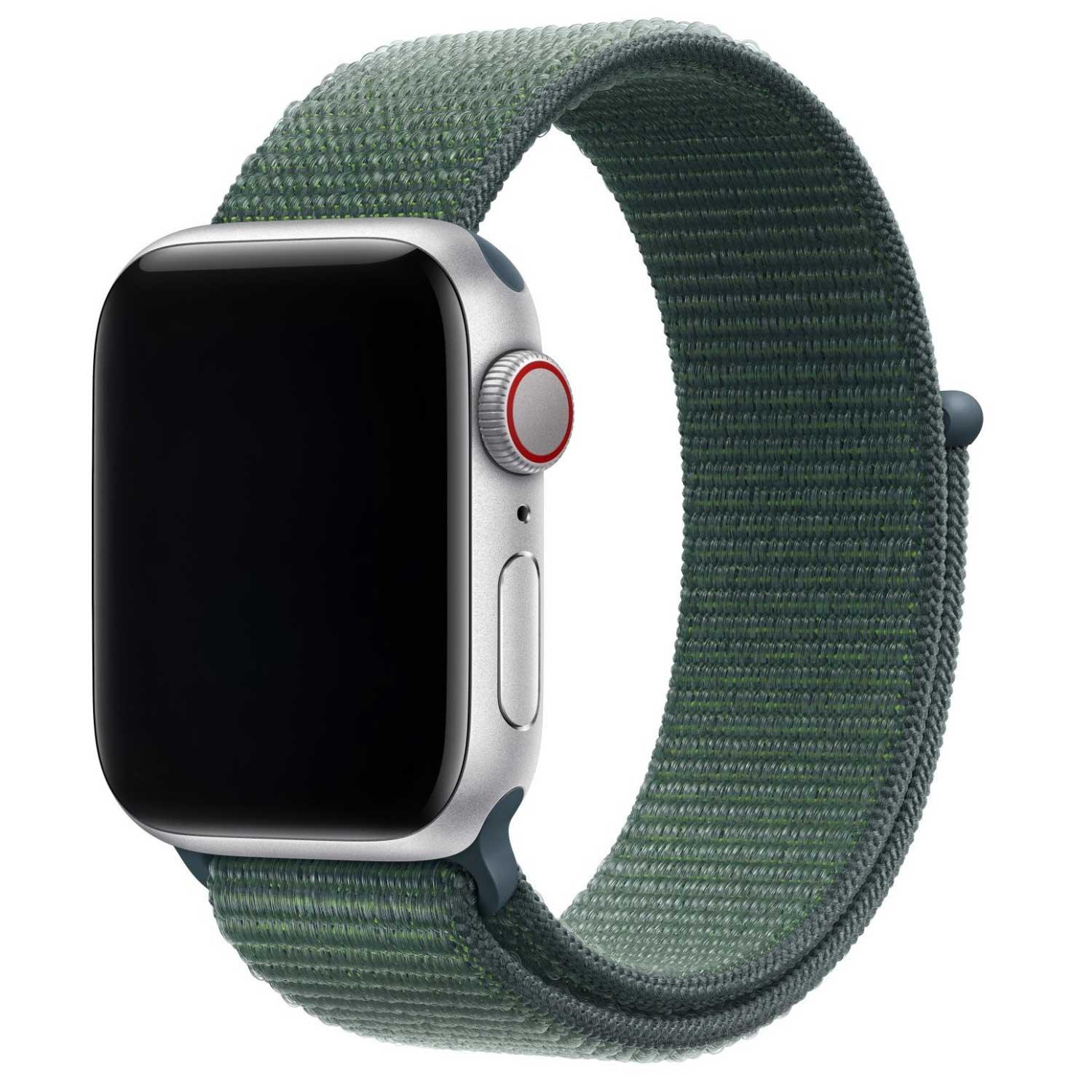 Apple Watch Armband Flyne - gewebt - Nylon - Blaugrün