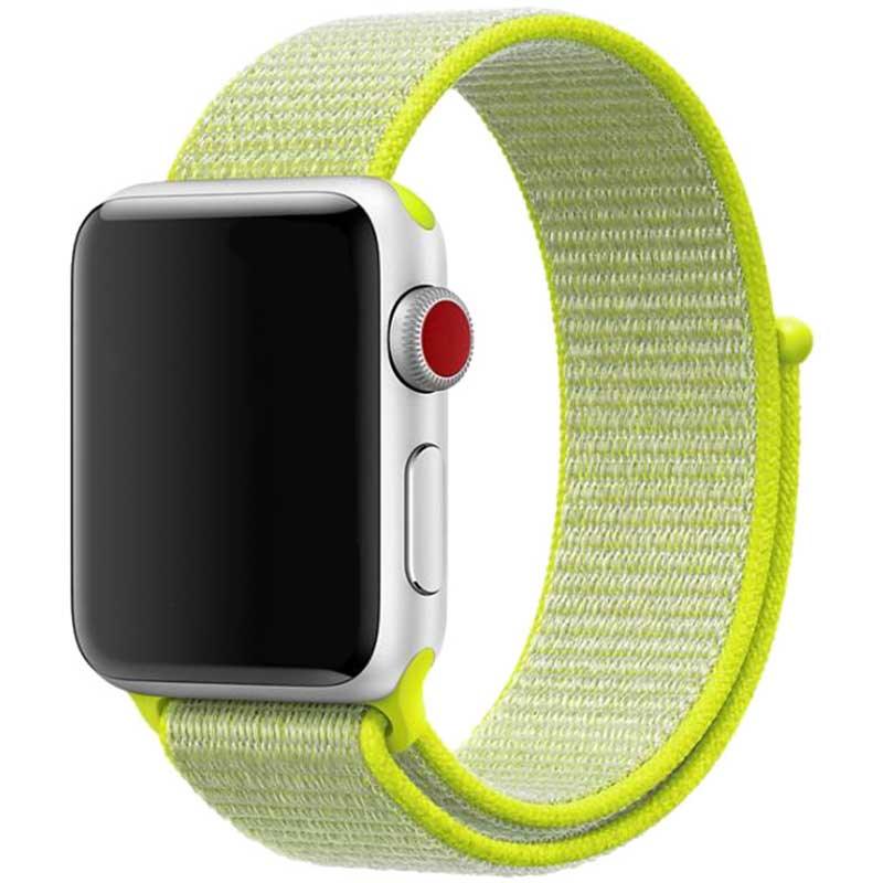 Apple Watch Armband Osvo - gewebt - Nylon - Gelb