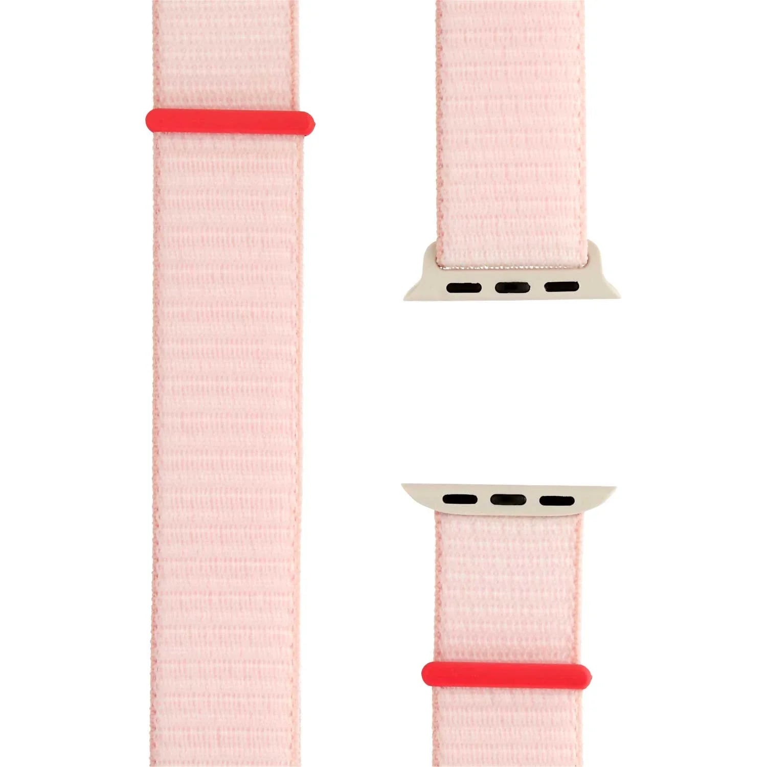 Apple Watch Armband Nexora - gewebt - Nylon - Hellrosa